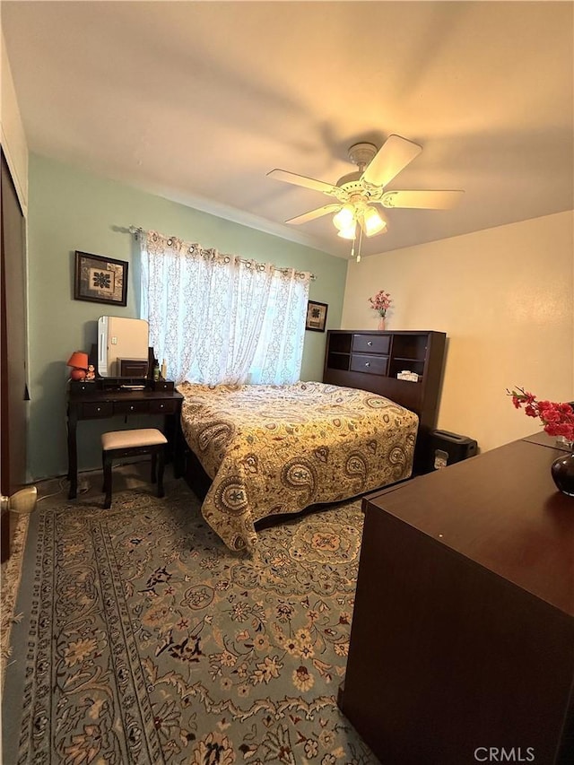 8730 Twin Trails Dr, San Diego, CA 92129 - bedroom featuring a closet and a ceiling fan