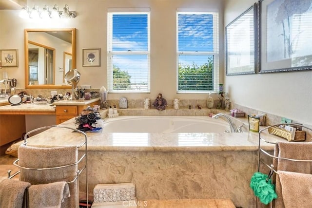 889 Highridge St, Riverside, CA 92506 - bathroom with a bath and vanity