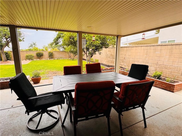 10141 Orange St, Rancho Cucamonga, CA 91737 - view of patio with outdoor dining area