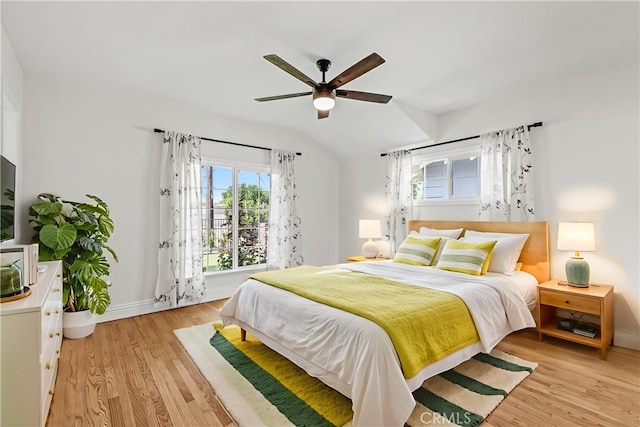 16801 Nordhoff St, Northridge, CA 91343 - bedroom featuring light wood-style floors and a ceiling fan
