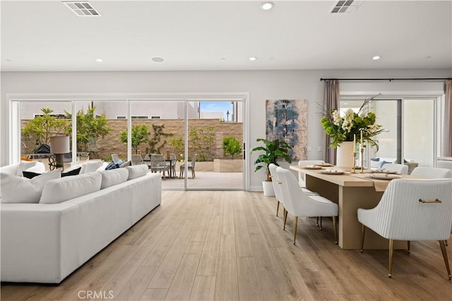 271 Huckleberry, Lake Forest, CA 92630 - living room with light wood-style flooring and recessed lighting