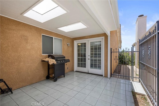 356 Myrl Pl, Hemet, CA 92545 - view of patio / terrace with french doors and area for grilling