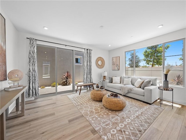 191 Lynx, Irvine, CA 92618 - living room with wood finished floors and recessed lighting