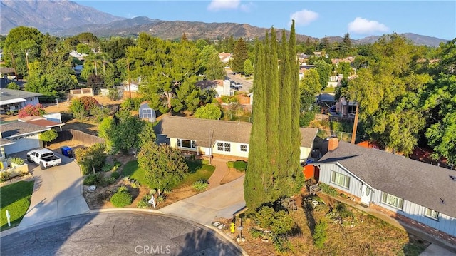 11777 Preston Ln, Yucaipa, CA 92399 - aerial perspective of suburban area with mountains