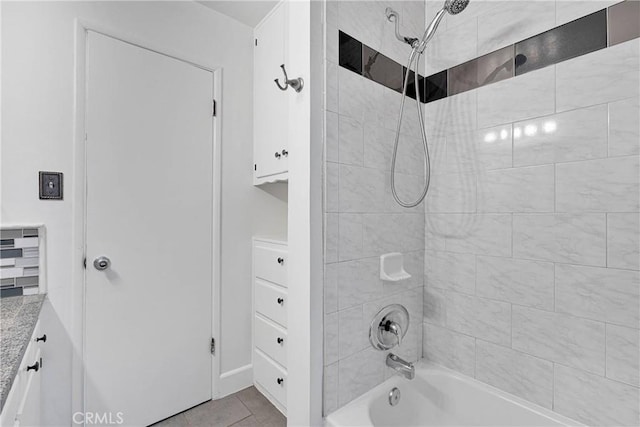 11777 Preston Ln, Yucaipa, CA 92399 - full bathroom featuring shower / bathtub combination and tile patterned floors