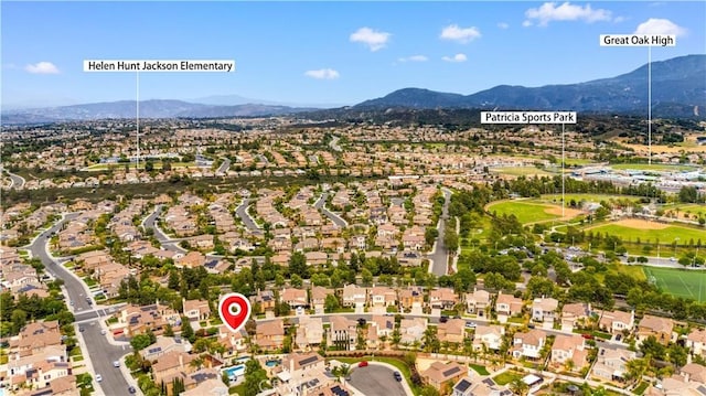 46239 Lone Pine Dr, Temecula, CA 92592 - view of property location featuring a mountainous background and nearby suburban area