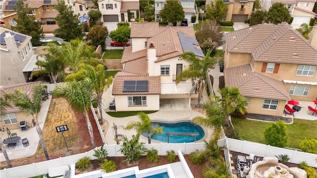 46239 Lone Pine Dr, Temecula, CA 92592 - aerial perspective of suburban area with a pool