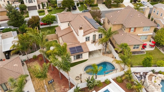 46239 Lone Pine Dr, Temecula, CA 92592 - aerial perspective of suburban area with a pool