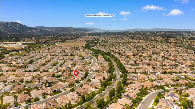 46239 Lone Pine Dr, Temecula, CA 92592 - view of property location with mountains and nearby suburban area