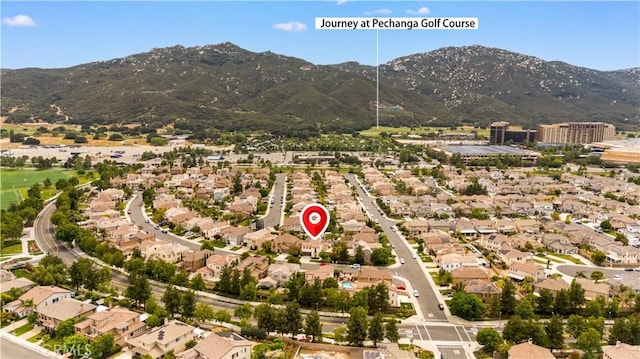 46239 Lone Pine Dr, Temecula, CA 92592 - aerial perspective of suburban area featuring mountains