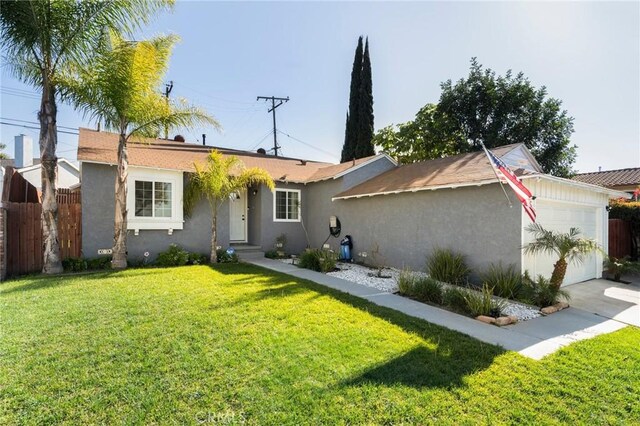 15326 Leffingwell Rd, Whittier, CA 90604 - single story home with a garage, stucco siding, and concrete driveway
