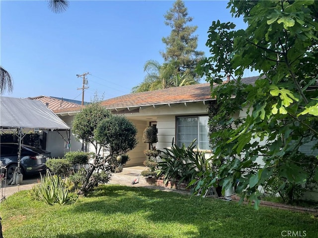 6356 Lemon Ave, San Gabriel, CA 91775 - view of front of house featuring a front lawn and a shingled roof