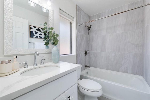23064 Paseo De Terrado Unit 2, Diamond Bar, CA 91765 - bathroom with vanity, bathing tub / shower combination, and toilet