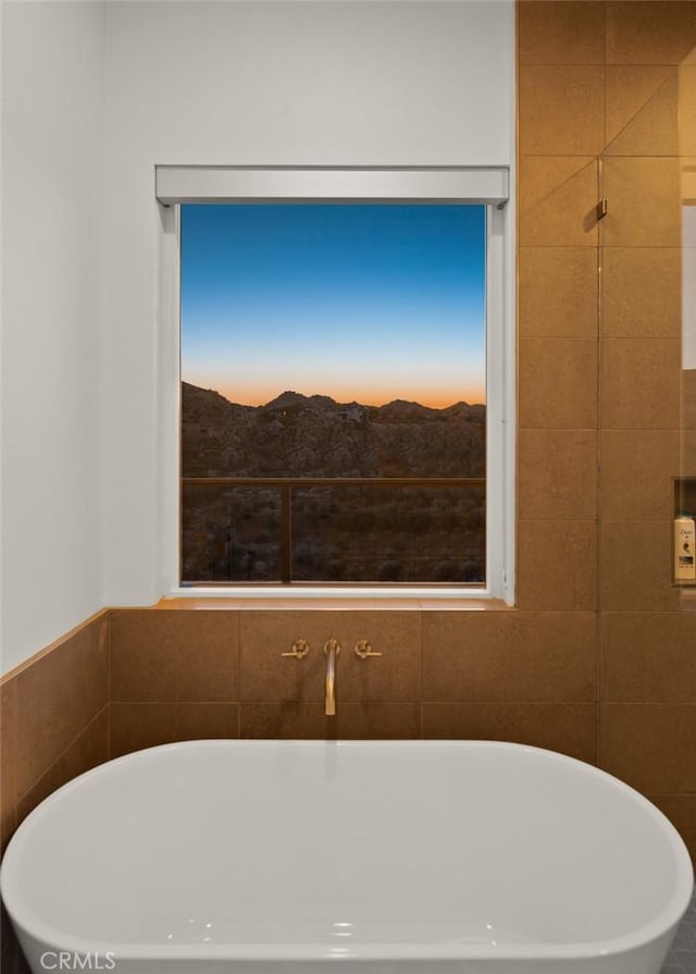 5890 Olema Rd, Yucca Valley, CA 92284 - bathroom featuring a freestanding tub