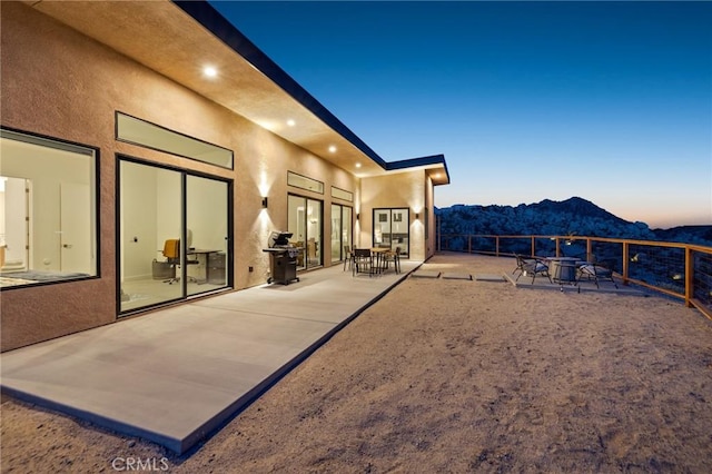 5890 Olema Rd, Yucca Valley, CA 92284 - view of yard featuring a mountain view and a patio