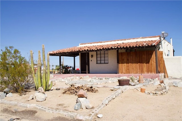 73752 Crestview Dr Unit 29, Palms, CA 92277 - view of front of property featuring stucco siding and a tiled roof