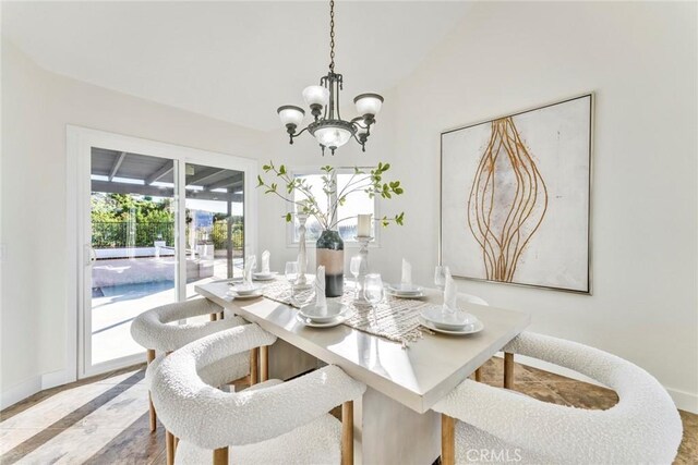 2563 Pepperdale Dr, Rowland Heights, CA 91748 - dining room with a chandelier and baseboards