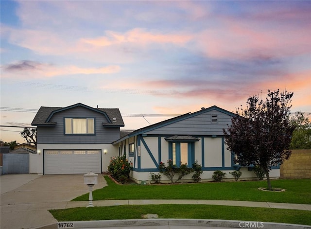 16762 Madrone Cir, Fountain Valley, CA 92708 - view of front of property featuring driveway, a garage, and stucco siding