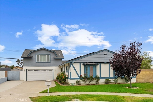 16762 Madrone Cir, Fountain Valley, CA 92708 - view of front of house with driveway, an attached garage, and stucco siding