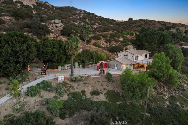 801 Box Canyon Rd, Canoga Park, CA 91304 - aerial view of property and surrounding area with a mountainous background