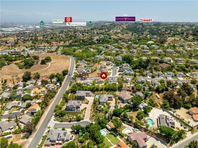 2122 Meteora Way, Rowland Heights, CA 91748 - aerial view of property's location featuring nearby suburban area
