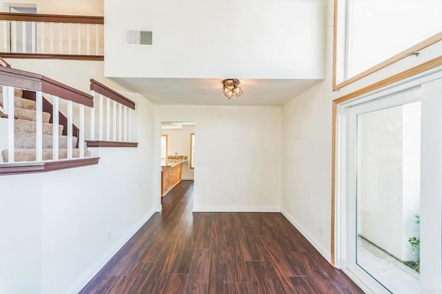39787 Castile Ave, Murrieta, CA 92562 - foyer entrance with wood finished floors and stairway