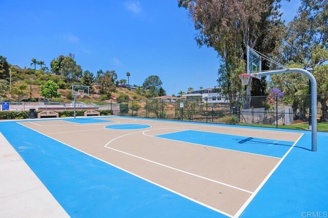 731 Valley Ave, Solana Beach, CA 92075 - view of basketball court with community basketball court