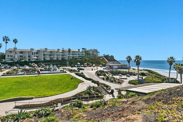 731 Valley Ave, Solana Beach, CA 92075 - view of home's community featuring a water view and a yard