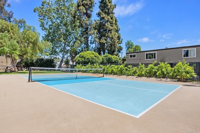 731 Valley Ave, Solana Beach, CA 92075 - view of tennis court featuring community basketball court