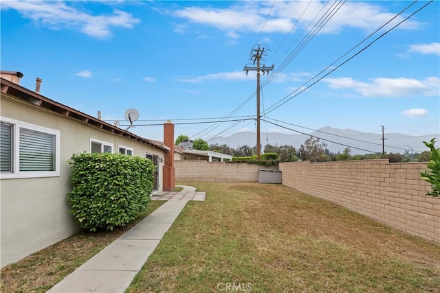 7879 Camino Predera, Rancho Cucamonga, CA 91730 - view of yard featuring a mountain view