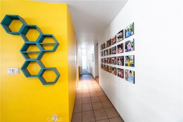 2110 Hathaway Pl, Riverside, CA 92506 - hallway with tile patterned floors