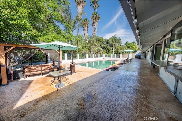 2110 Hathaway Pl, Riverside, CA 92506 - view of swimming pool featuring a patio area