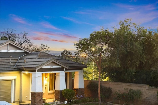 3612 Skylark Way, Brea, CA 92823 - view of front of property with a tile roof and stucco siding