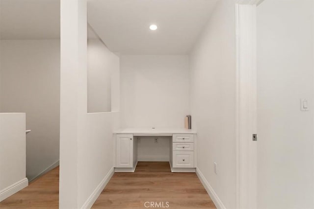 89 E Commonwealth Ave Unit 1I, Alhambra, CA 91801 - unfurnished office with light wood finished floors, recessed lighting, and baseboards