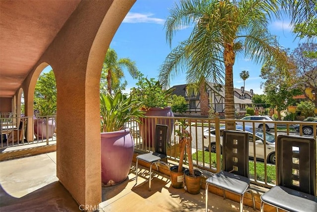 89 E Commonwealth Ave Unit 1I, Alhambra, CA 91801 - view of patio / terrace featuring a balcony