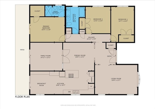 3319 Sparr Blvd, Glendale, CA 91208 - floor plan / room layout