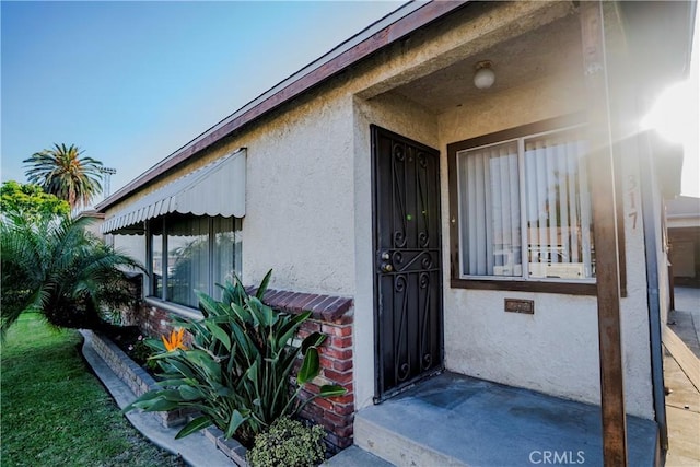 317 N 19th St, Montebello, CA 90640 - entrance to property with stucco siding