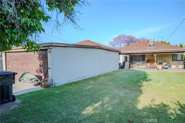 317 N 19th St, Montebello, CA 90640 - view of green lawn with a patio