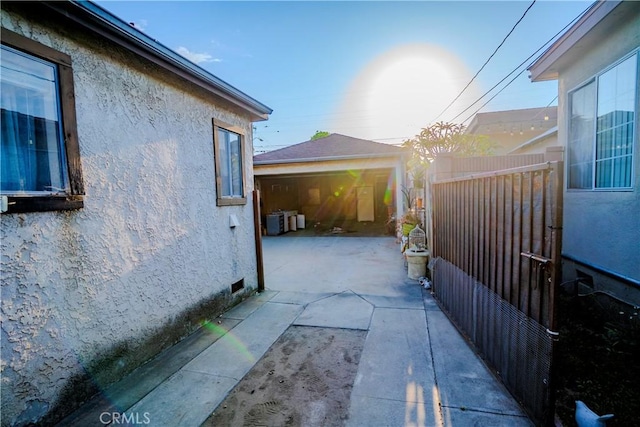 317 N 19th St, Montebello, CA 90640 - view of patio / terrace featuring an outdoor structure