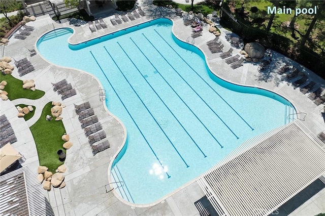 13365 Cloudburst Dr, Corona, CA 92883 - community pool with a patio area