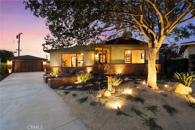1409 N Midsite Ave, Covina, CA 91722 - single story home featuring an outbuilding, stucco siding, and a detached garage