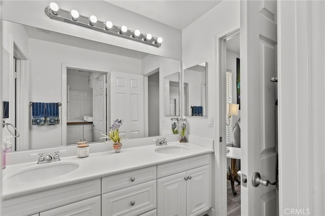 28809 Garnet Canyon Dr, Saugus, CA 91390 - bathroom with double vanity