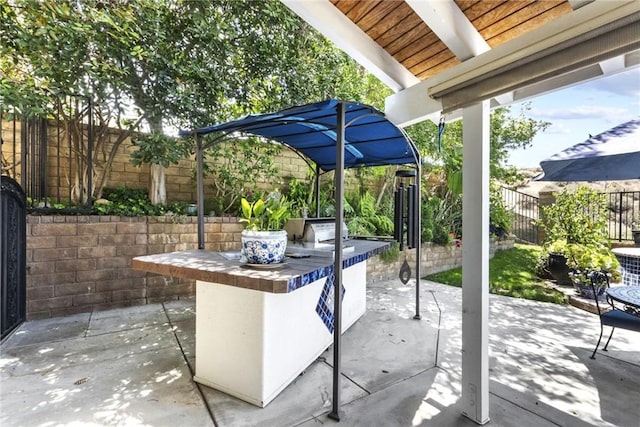 28809 Garnet Canyon Dr, Saugus, CA 91390 - fenced backyard featuring a patio