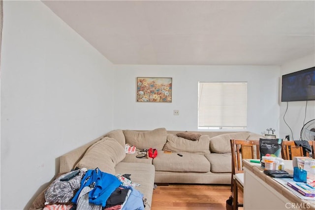 14127 Daubert St, San Fernando, CA 91340 - living room featuring wood finished floors
