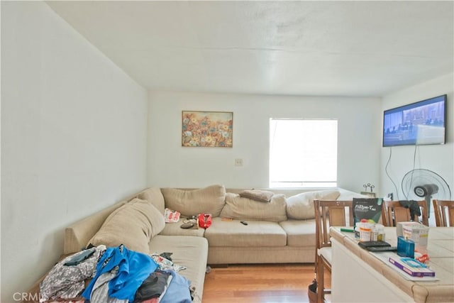 14127 Daubert St, San Fernando, CA 91340 - living room featuring wood finished floors