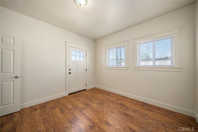 8740 El Camino Real Unit A, Atascadero, CA 93422 - entrance foyer with baseboards and wood finished floors