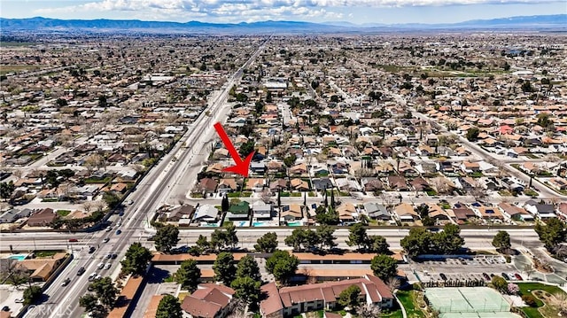 44419 Fenhold, Lancaster, CA 93535 - view of property location with a mountain backdrop and nearby suburban area