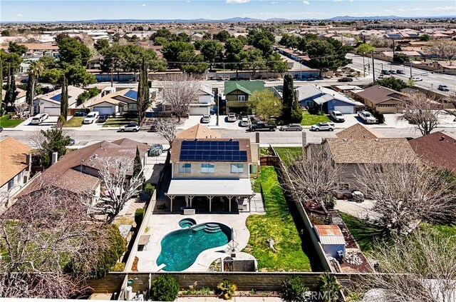 44419 Fenhold, Lancaster, CA 93535 - aerial view of residential area featuring a pool area