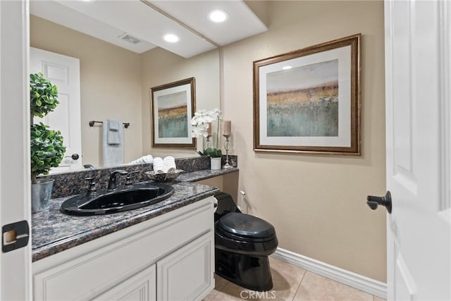 530 S Laureltree Dr, Anaheim Hills, CA 92808 - bathroom with vanity and tile patterned flooring