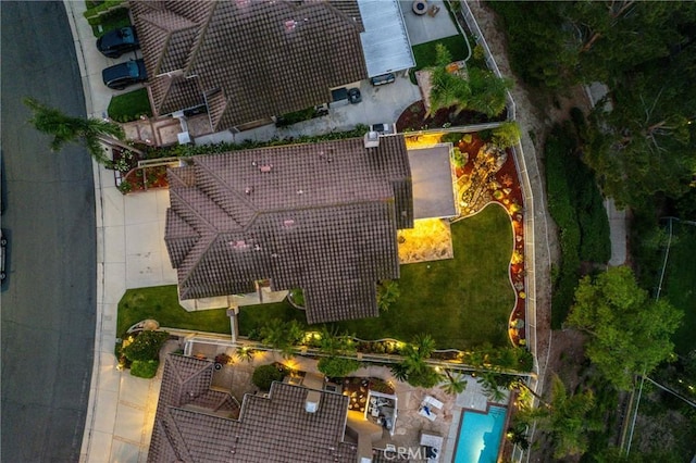 530 S Laureltree Dr, Anaheim Hills, CA 92808 - drone / aerial view of a pool